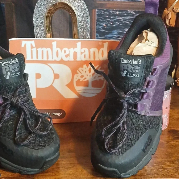 Timberland PRO HARDTOE WORK SHOES FOR WOMEN SIZE 6w marked down for flaws - Picture 1 of 13